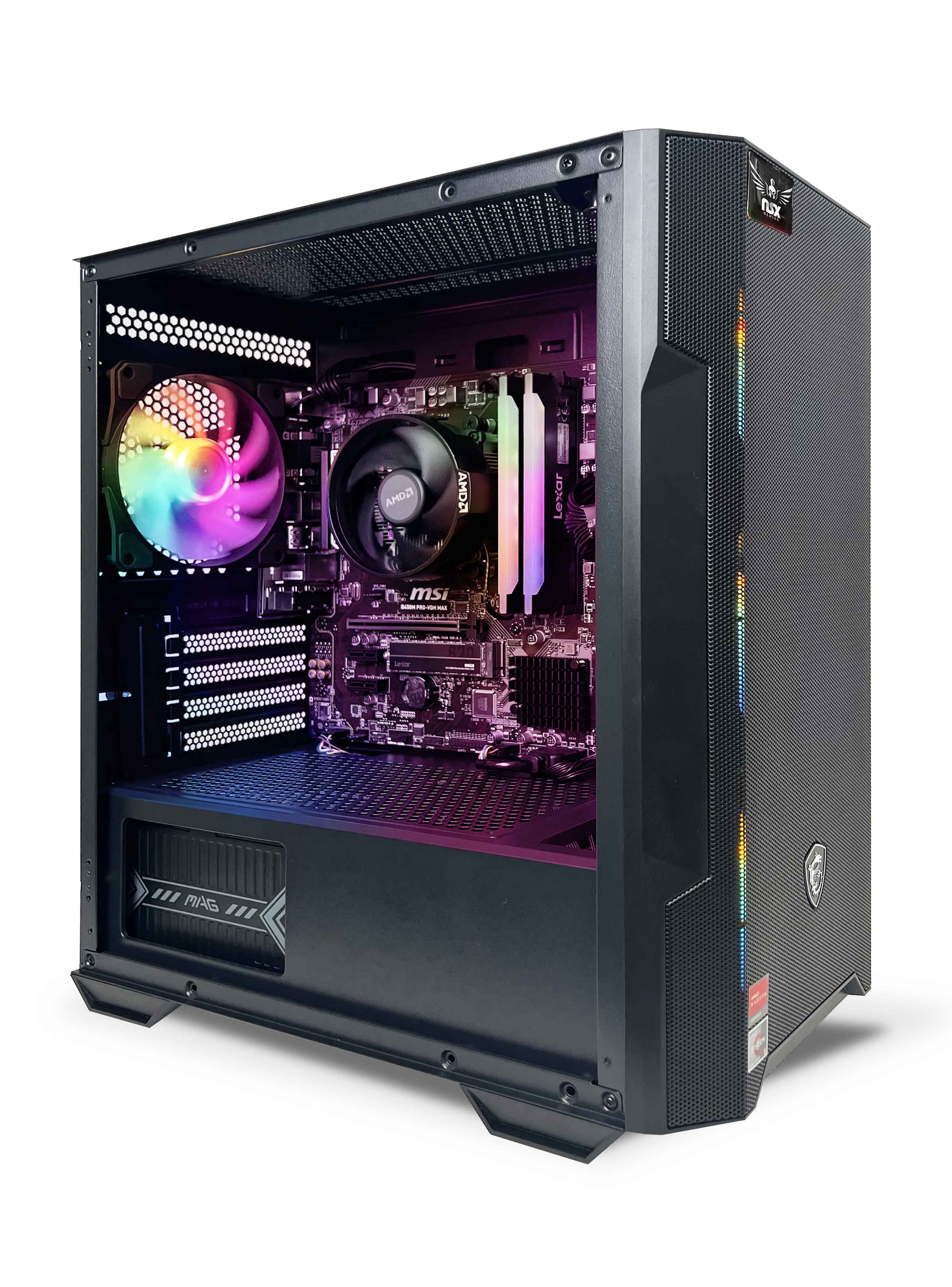 NSX Raptor Carcasa PSU 550W 80 ARGB en República Dominicana