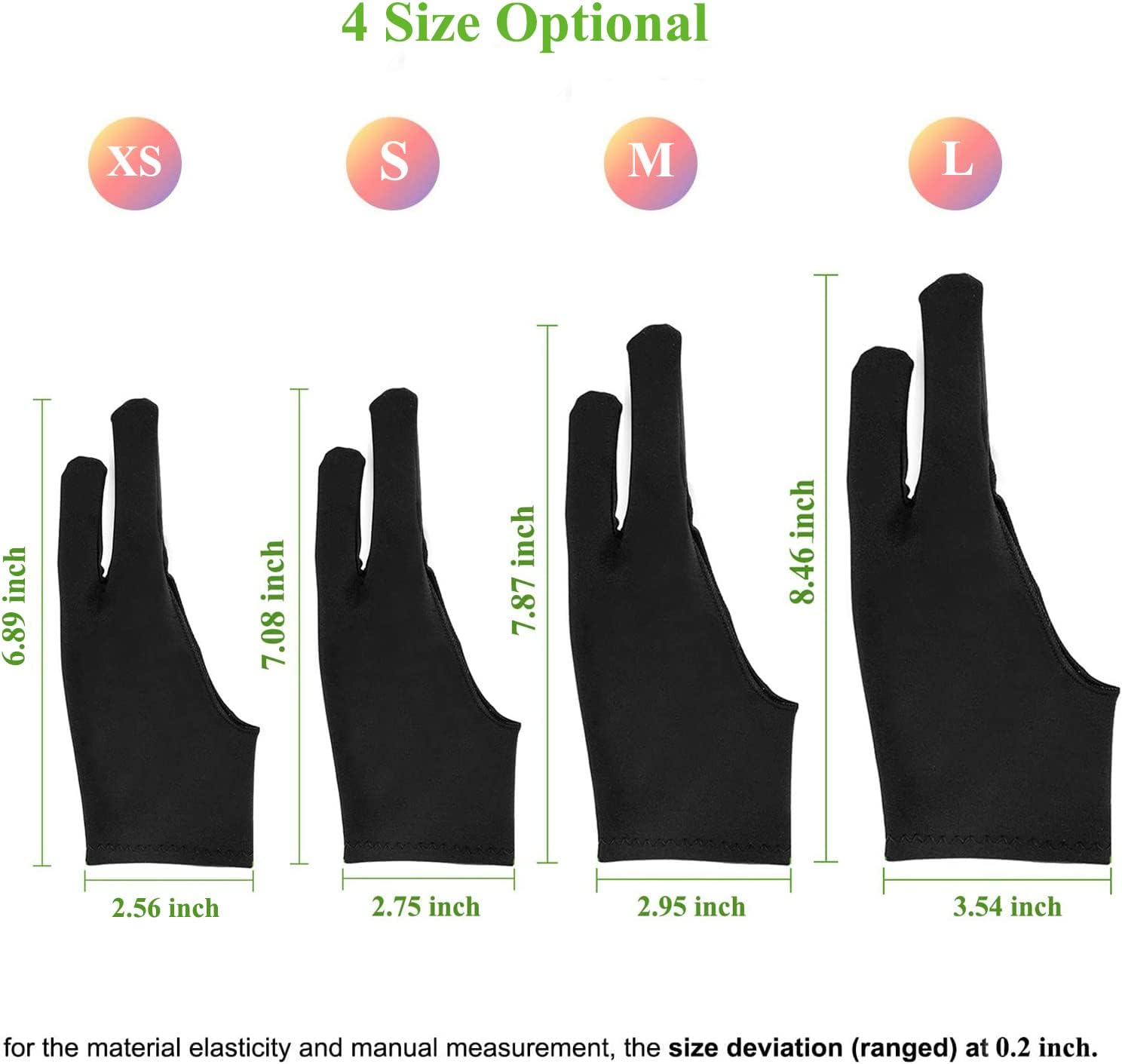 Otraki Guantes Dos Dedos Modelo S 18.3 cm