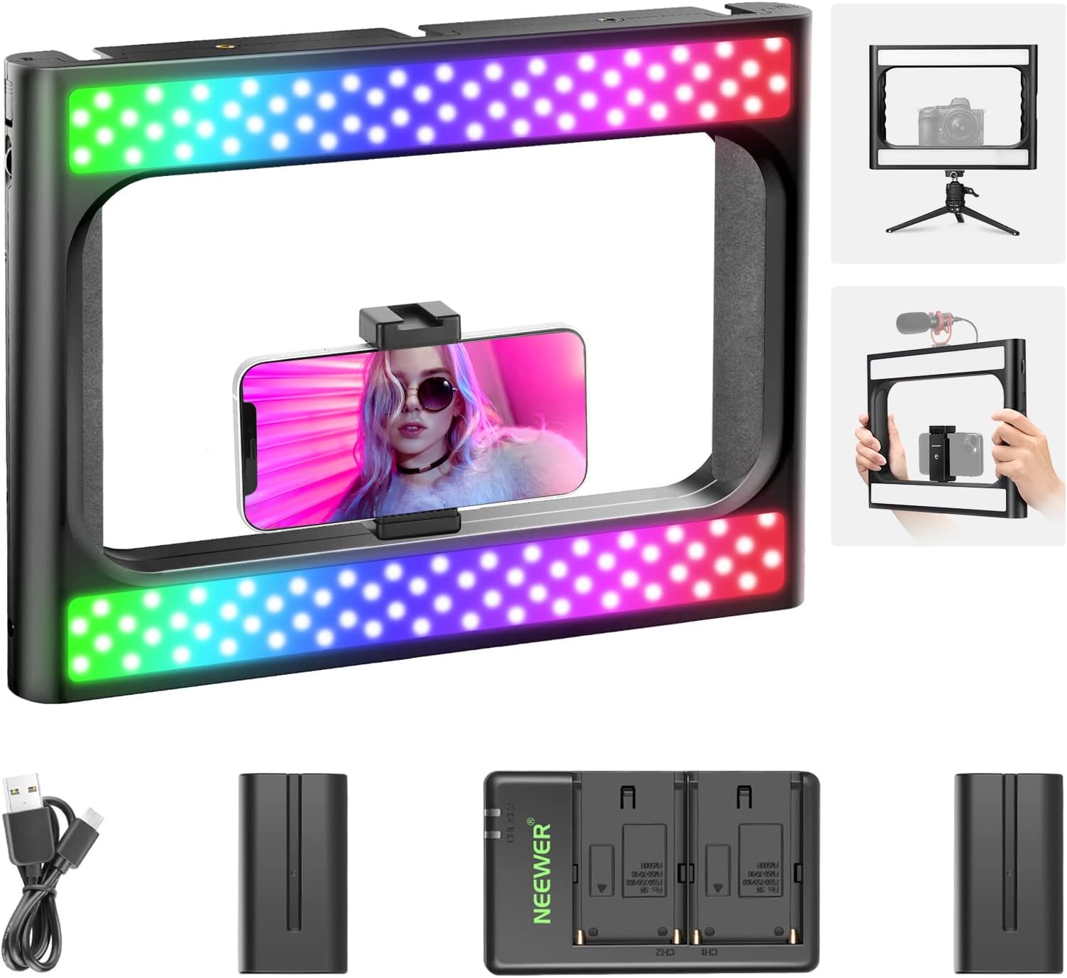 Soporte RGB para celular Vlogtech