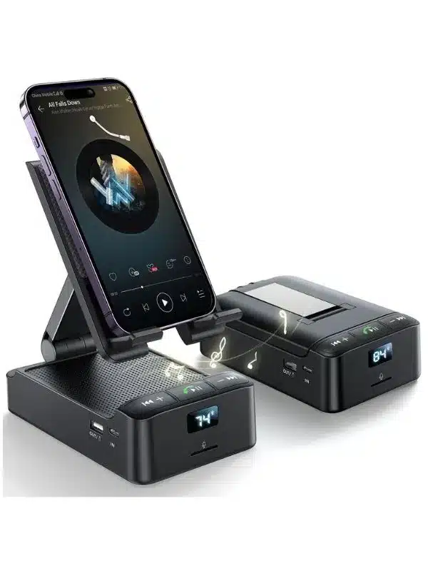 Soporte celular con altavoz 3 en 1 en República Dominicana