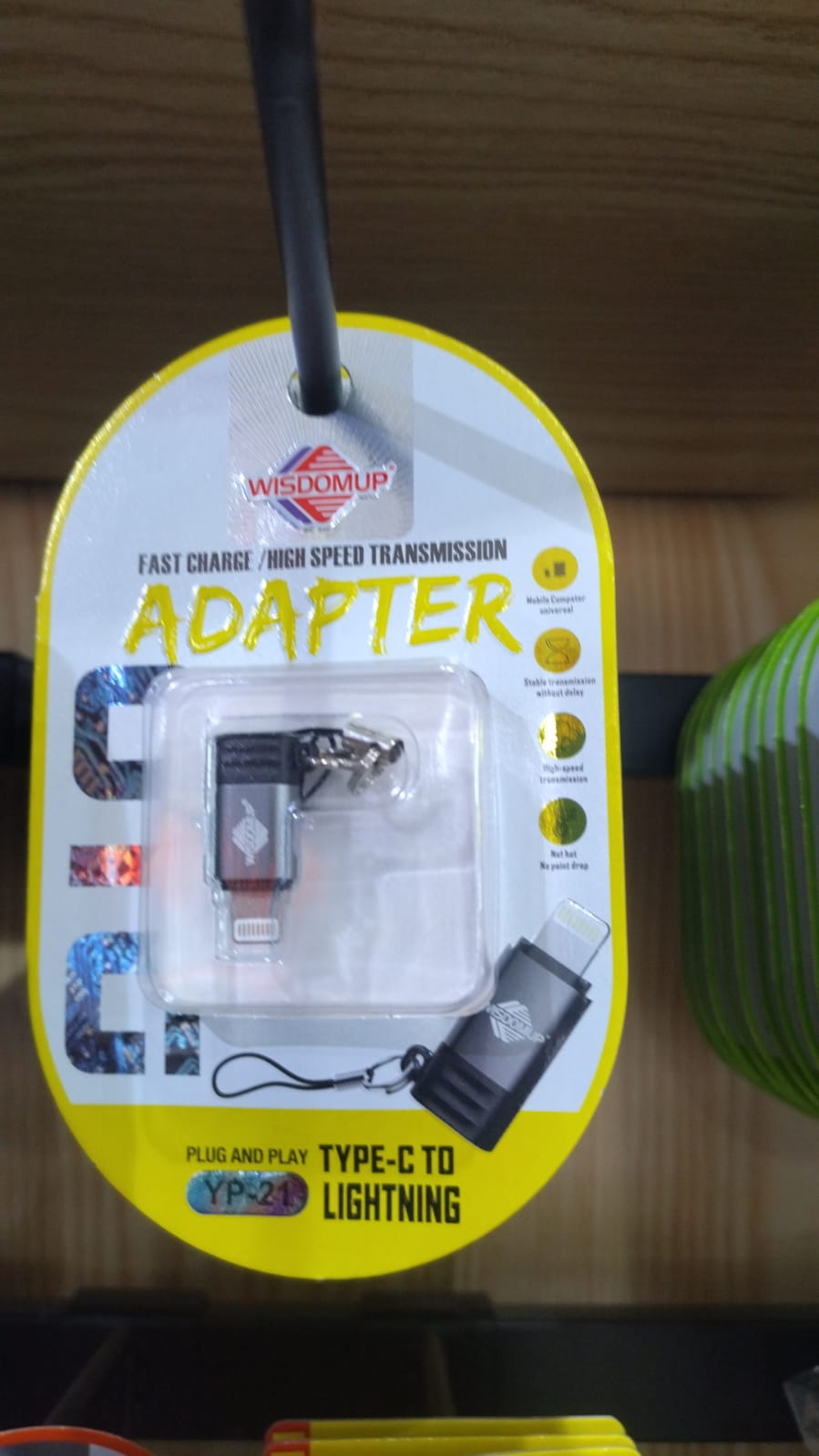 Adaptador OTG Type-C a Lightning WisdomUp YP21