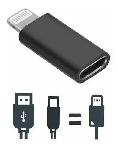 Adaptador OTG Type-C a Lightning WisdomUp YP21 en República Dominicana