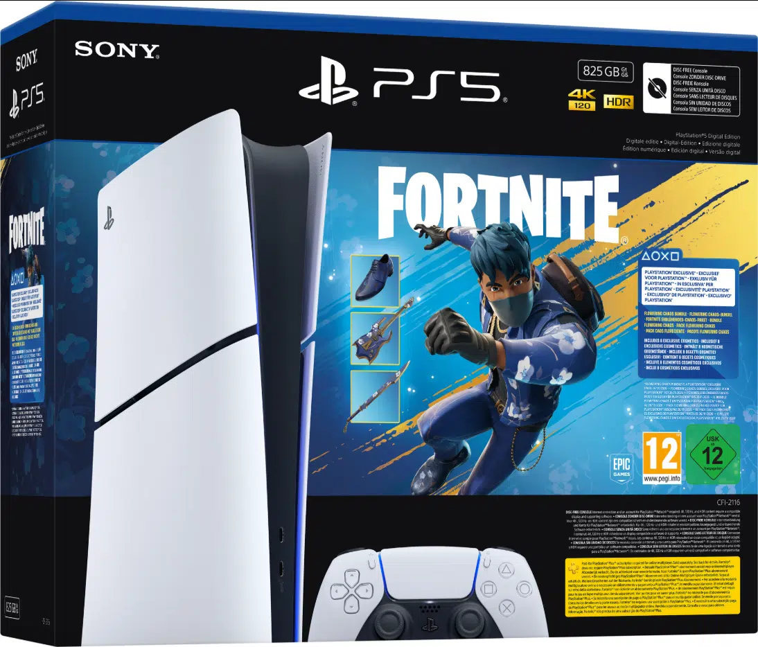 Sony PlayStation 5 Slim Digital Fortnite