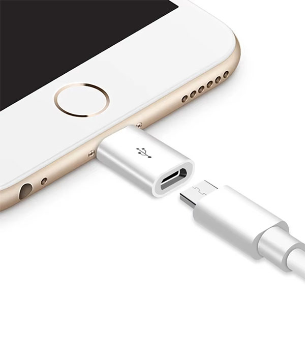 WisdomUp Adaptador OTG Micro A a Lightning YP22 en República Dominicana
