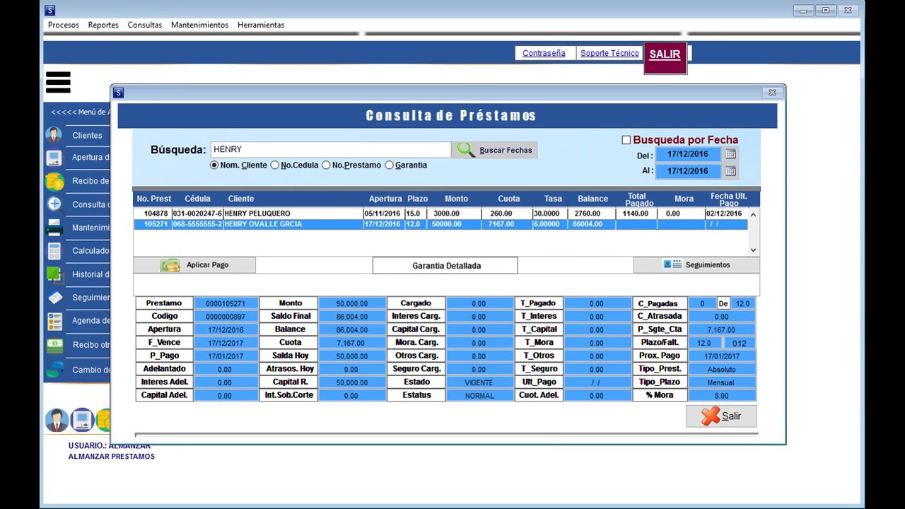 Software PRO V4 Gestión de Préstamos y Cobros en República Dominicana