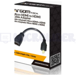 Argom Tech Adaptador Micro HDMI a HDMI ARGCB0054 en República Dominicana
