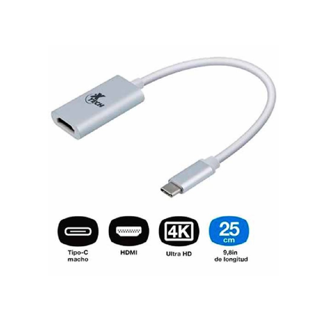 Xtech Adaptador USB-C a HDMI XTC540 en República Dominicana