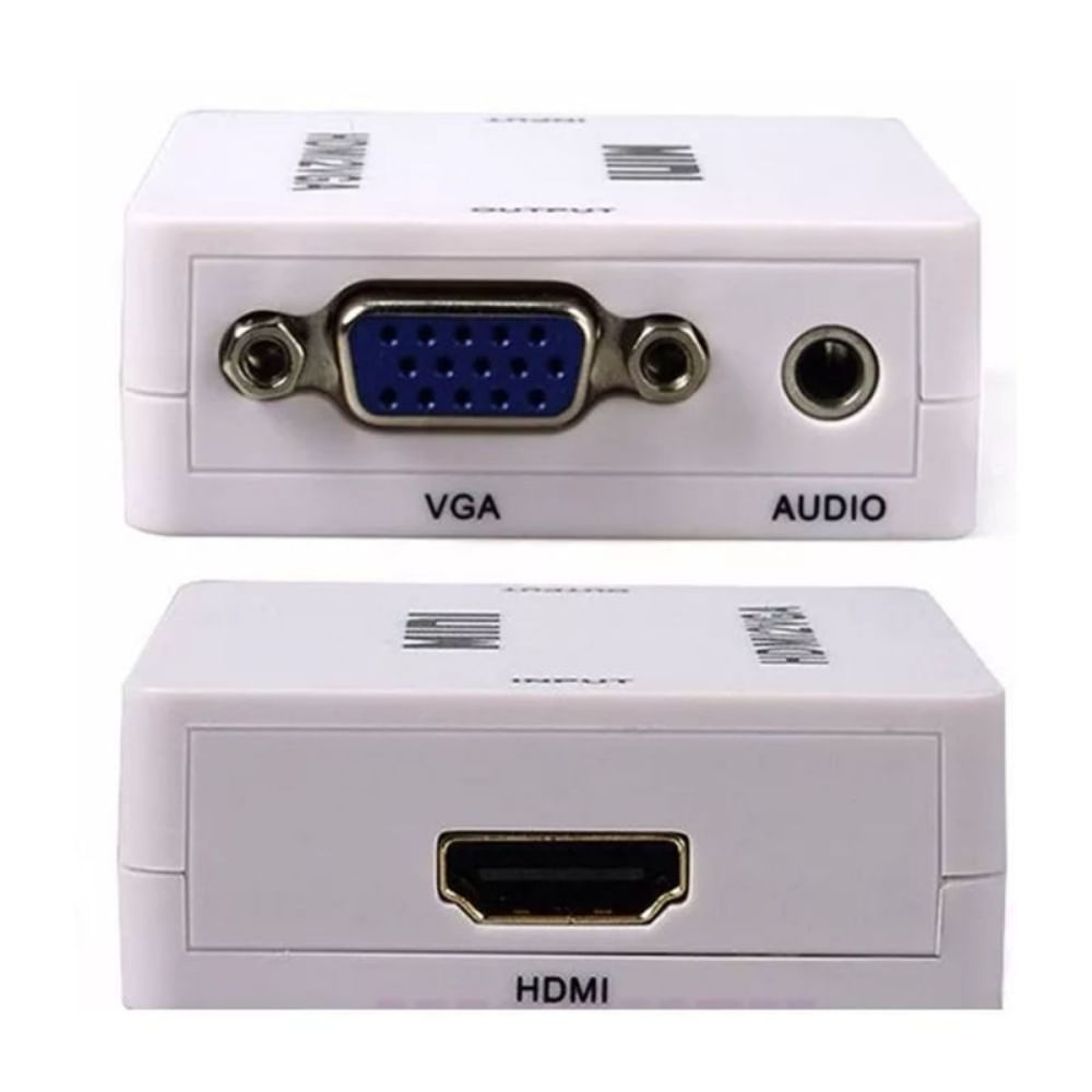 Adaptador HDMI a VGA Genérico Blanco en República Dominicana