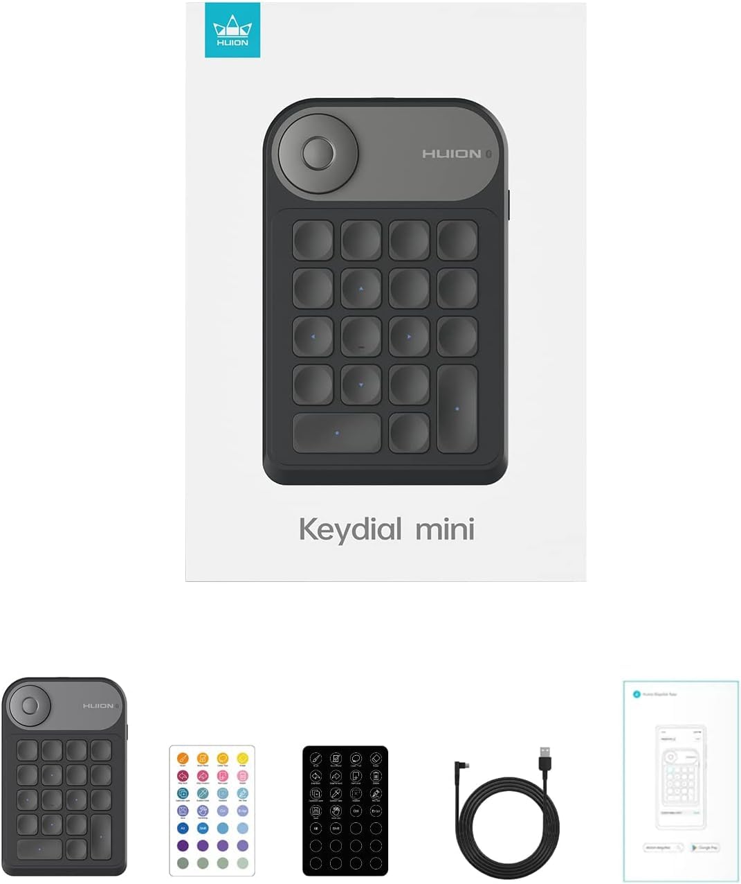 Huion K20 Keydial Mini teclado Bluetooth en República Dominicana