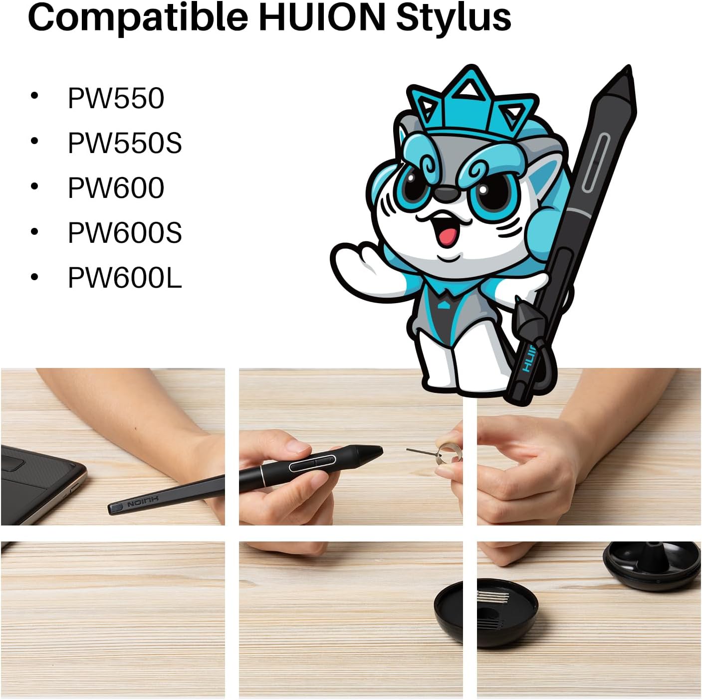 Huion PN06 Punta para Tablet Digitalizadora en República Dominicana