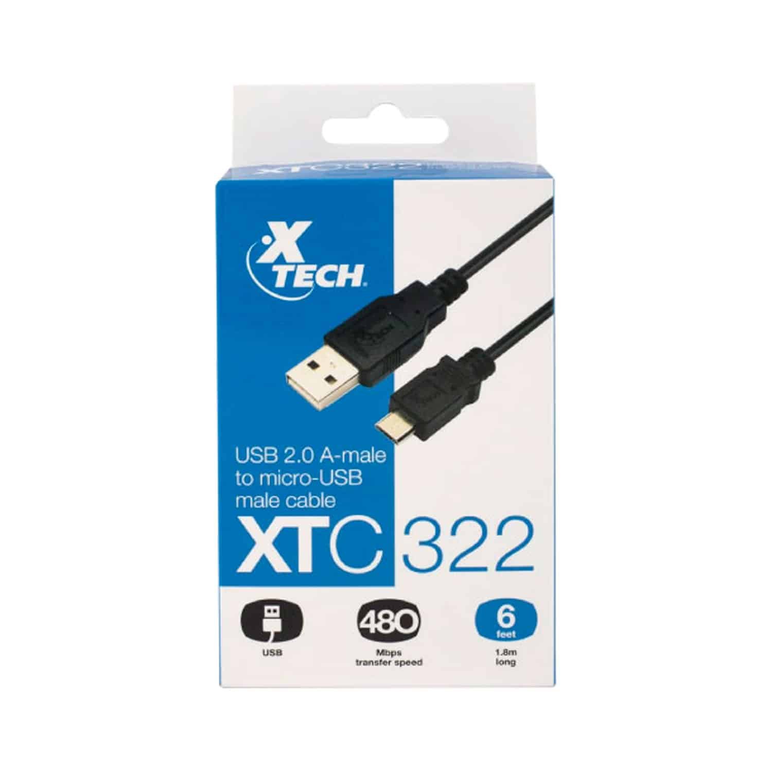 Xtech Cable USB a Micro USB XTC322