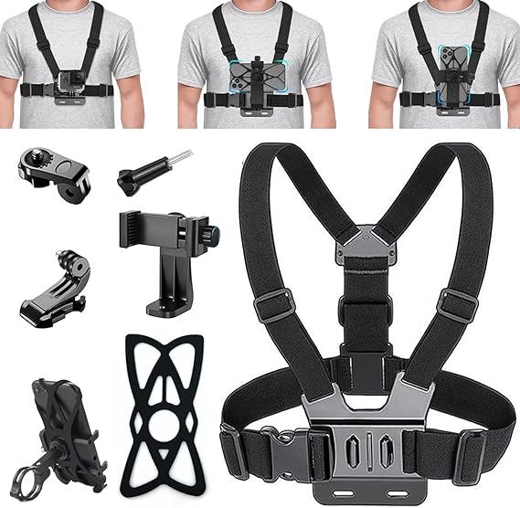 Soporte Pecho Ajustable para Cámara GoPro