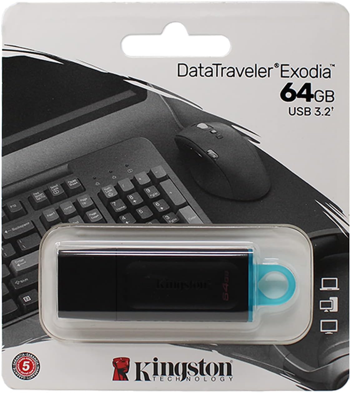 Kingston DataTraveler Exodia S 64GB USB en República Dominicana