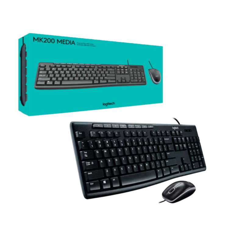 Logitech Combo Teclado y Mouse MK200
