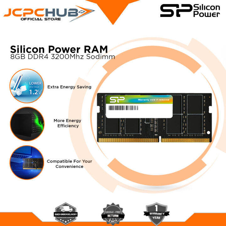 Silicon Power Memoria RAM DDR4 SODIMM 3200MHz en República Dominicana