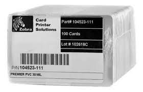 Zebra Tarjeta PVC Modelo 30 Milésimas en República Dominicana