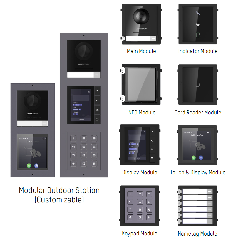 Hikvision Base Modular para Intercomunicador DSKDKKOS en República Dominicana