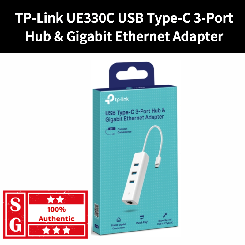 TP-Link Adaptador USB-C a Ethernet UE330C en República Dominicana