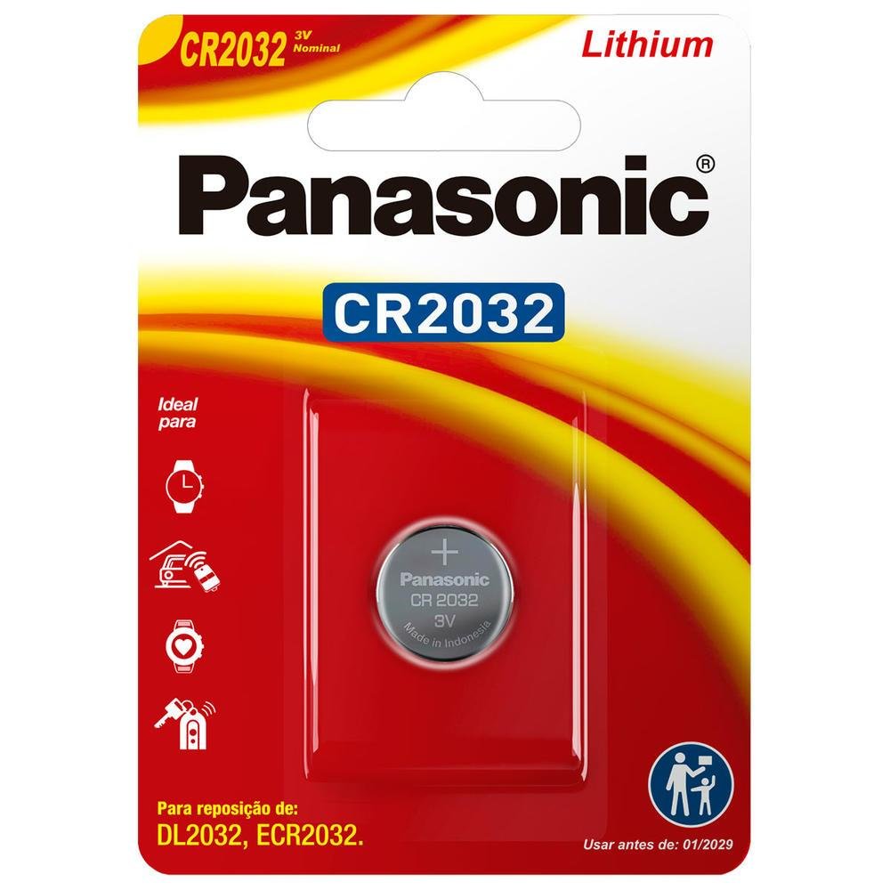 Panasonic Batería de Litio CR2032 3V