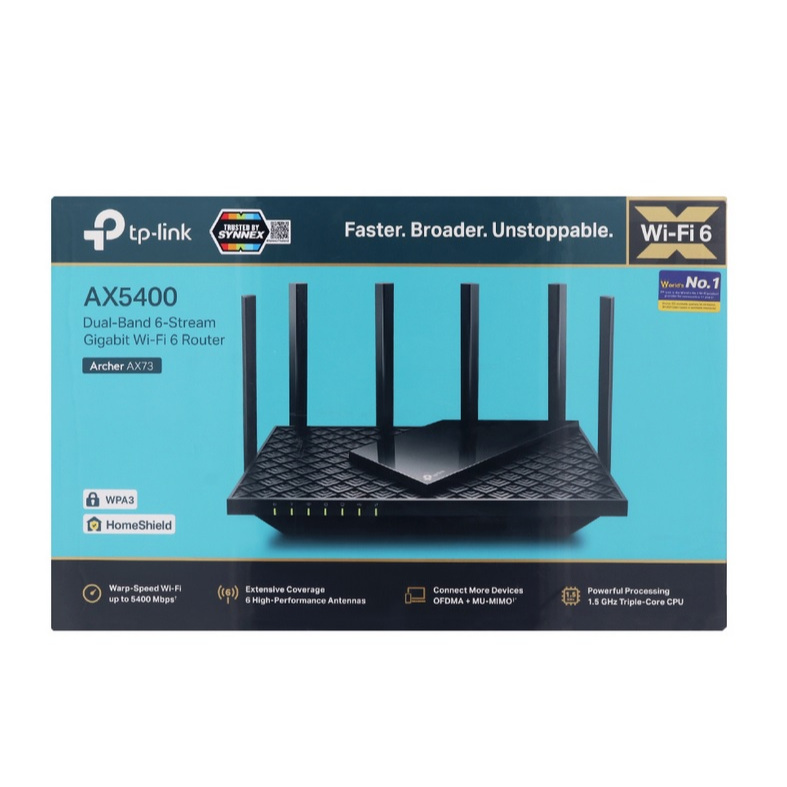 TPLink Archer AX73 Router WiFi 6 AX5400