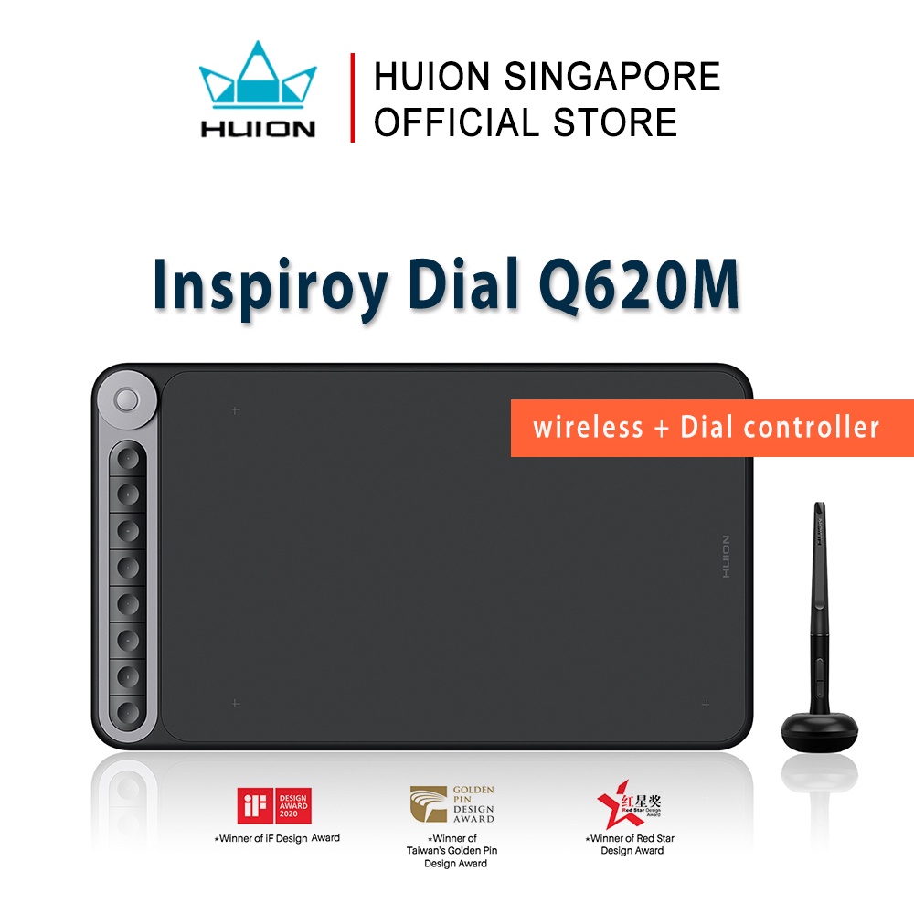 Huion Inspiroy Dial Q620M Tableta Digitalizadora en República Dominicana