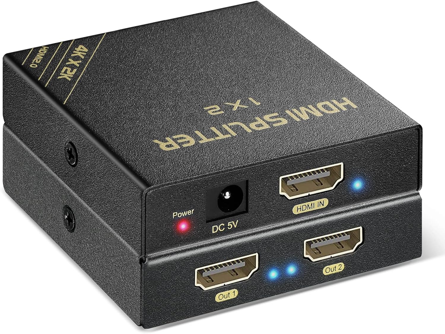 Divisor HDMI 4K 1x2 con audio óptico
