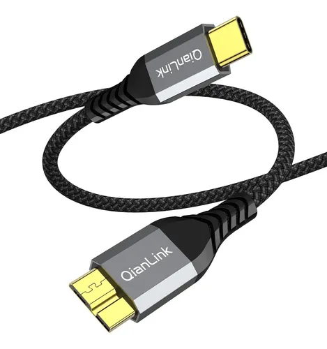 Qianlink Cable Micro USB a USB-C disco externo