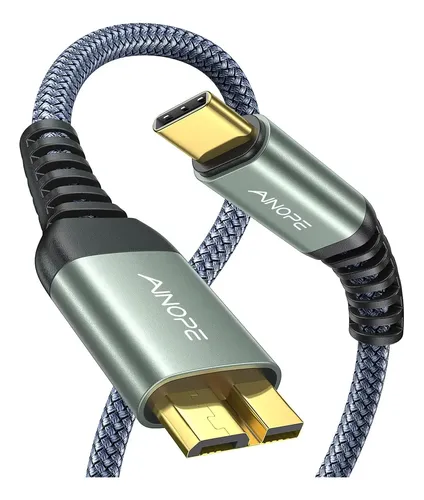 Ainope Cable USB-C a Micro USB 10 Gbps