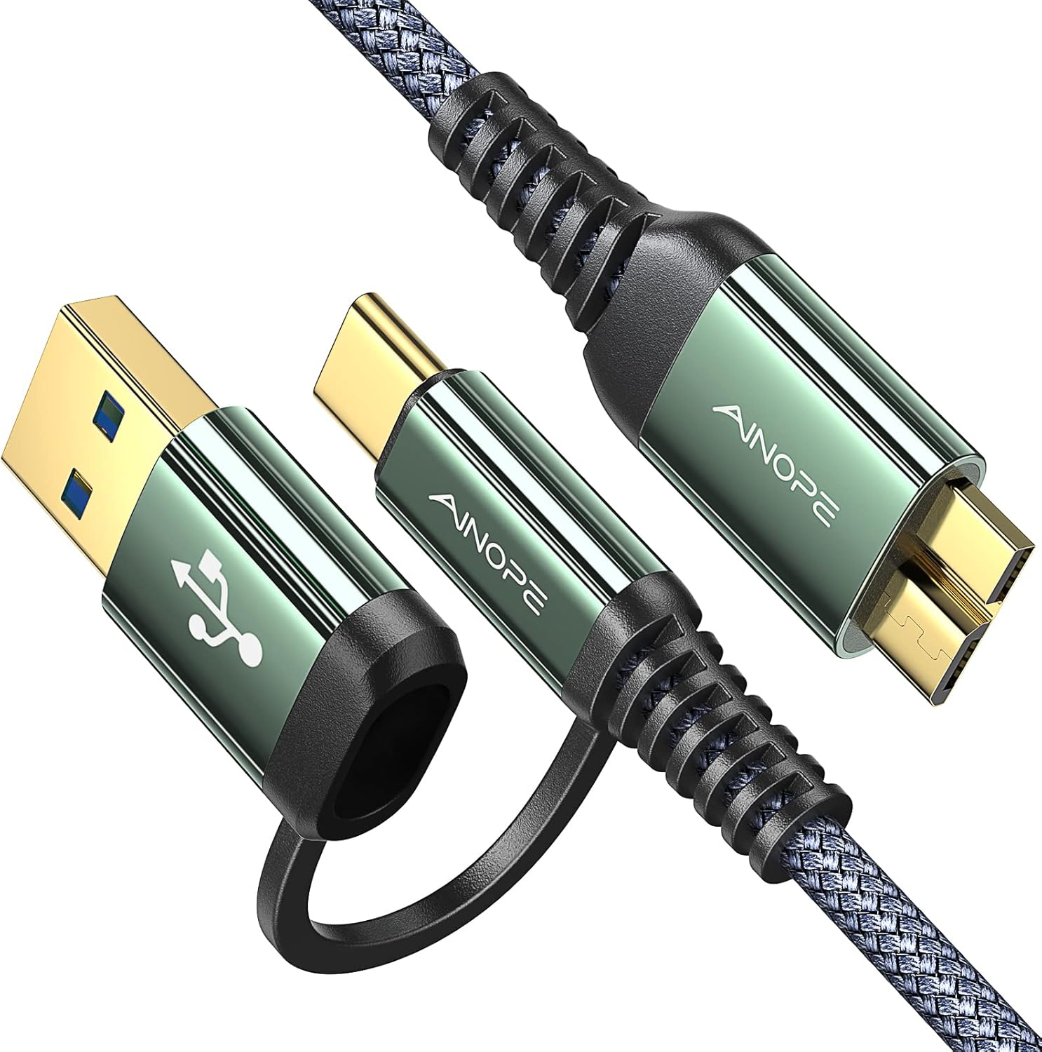 Ainope Cable USB-C a Micro USB 10 Gbps en República Dominicana