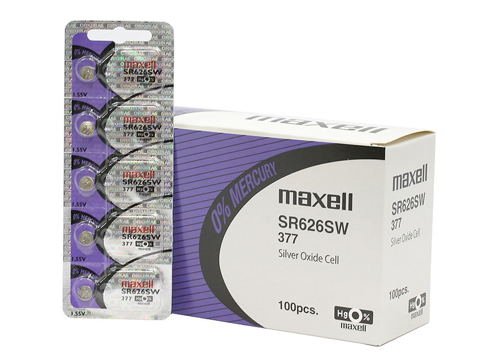 Maxell Caja para Pilas Óxido de Plata 377 en República Dominicana