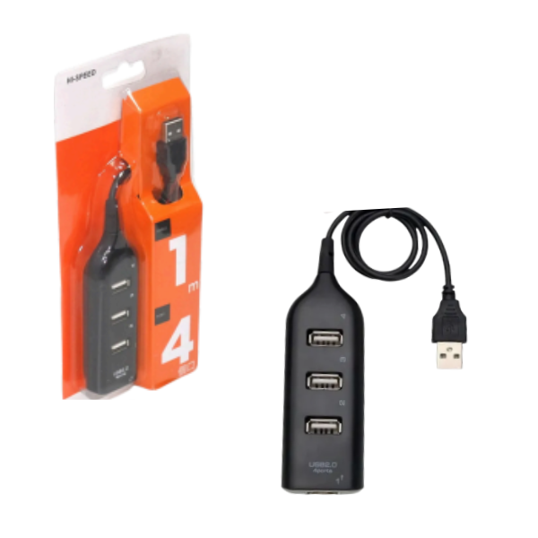 Unno Hub USB 2.0 de 4 Puertos en República Dominicana