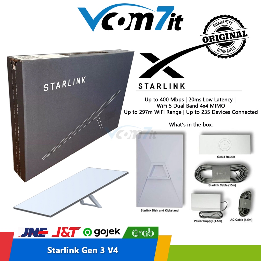 Starlink Antena Satelital Gen 3 V4 en República Dominicana