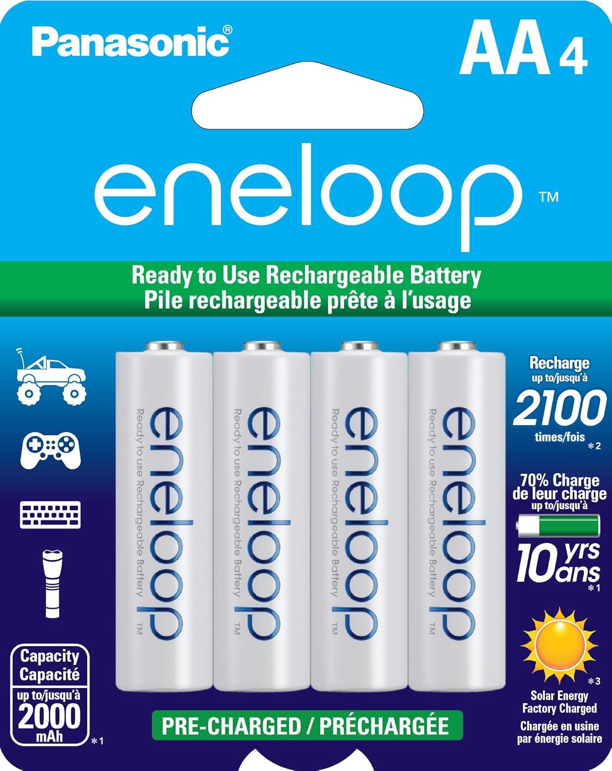 Eneloop Baterías Recargables AA