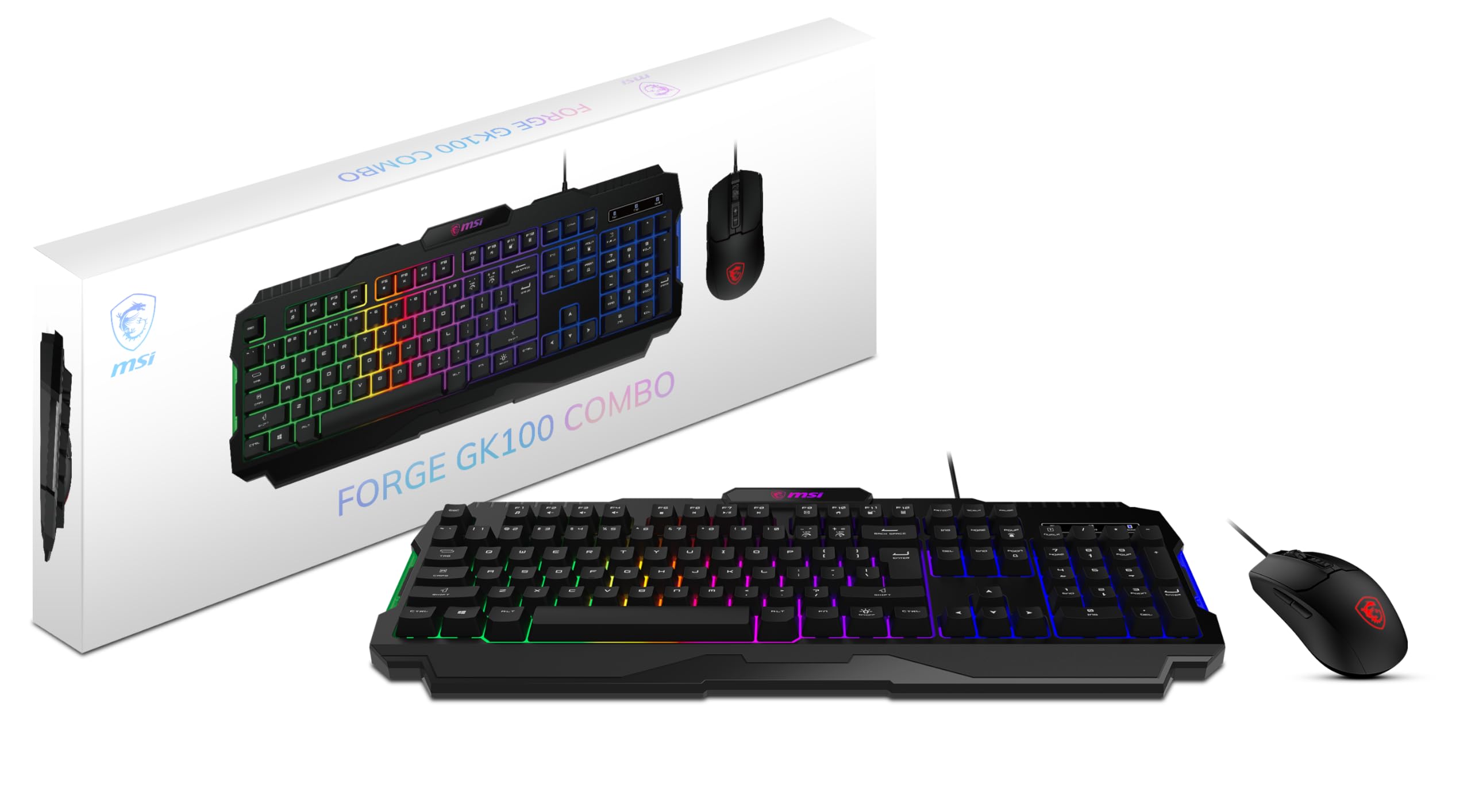 MSI Combo Teclado y Mouse Force GK100