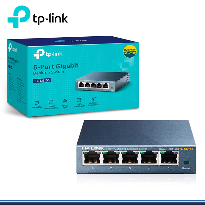 TPLink SG105 Switch de Red 5 Puertos en República Dominicana