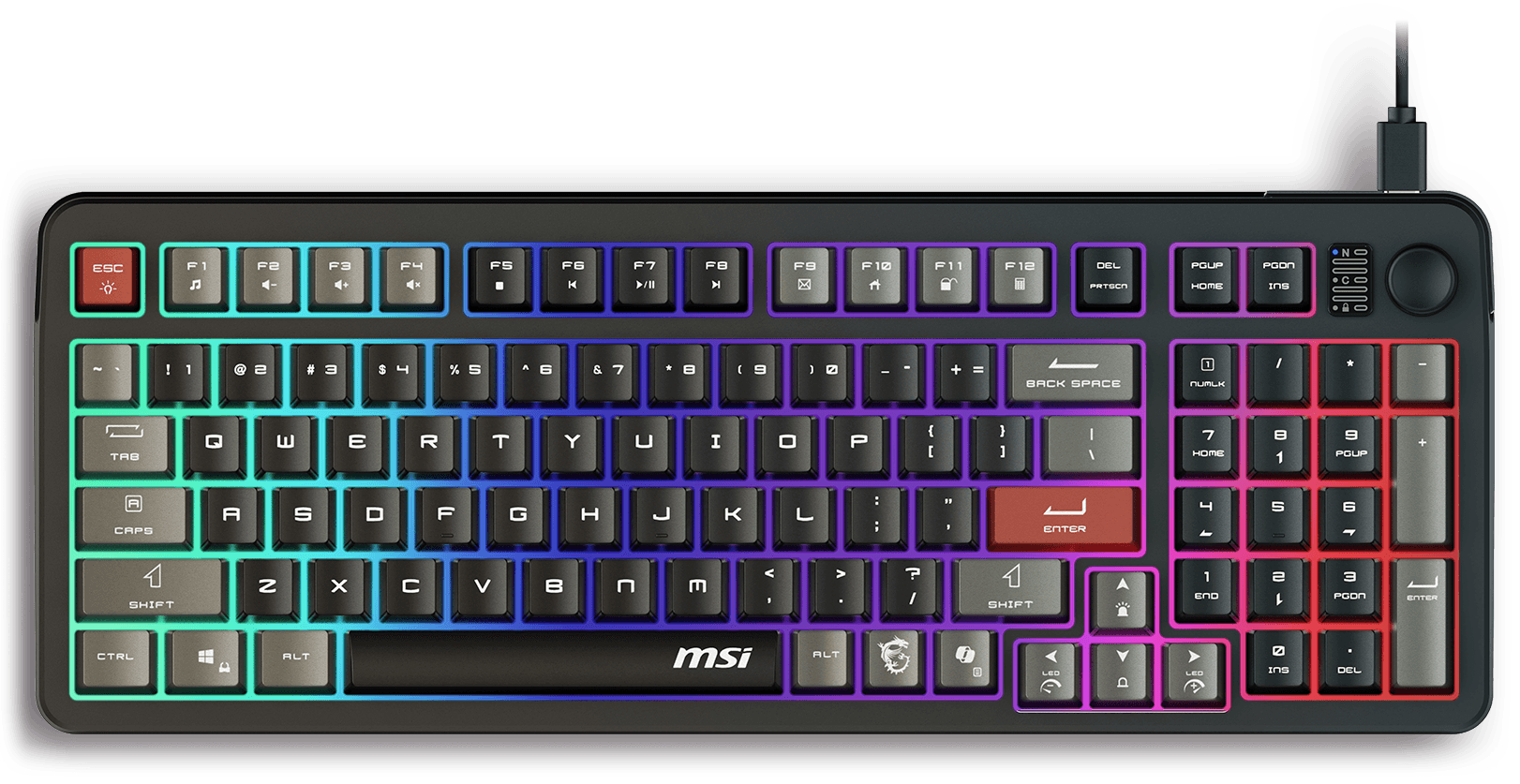 MSI Teclado Mecánico Forge GK110 RGB