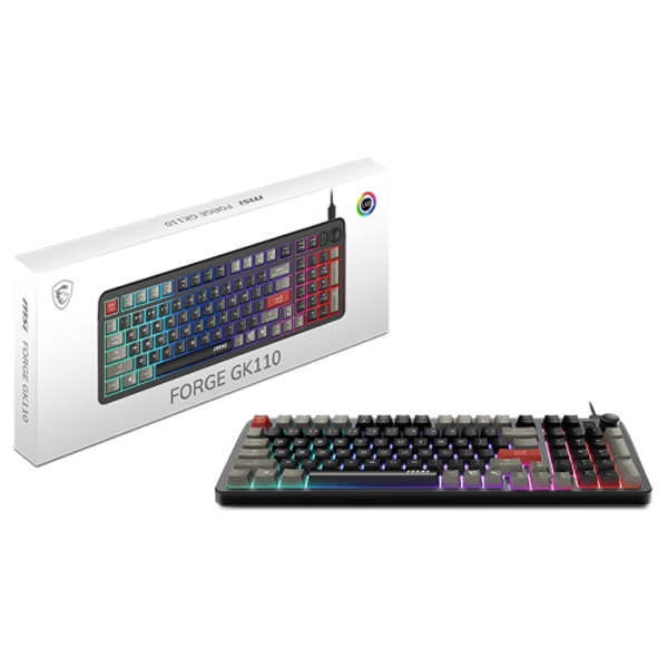 MSI Teclado Mecánico Forge GK110 RGB en República Dominicana