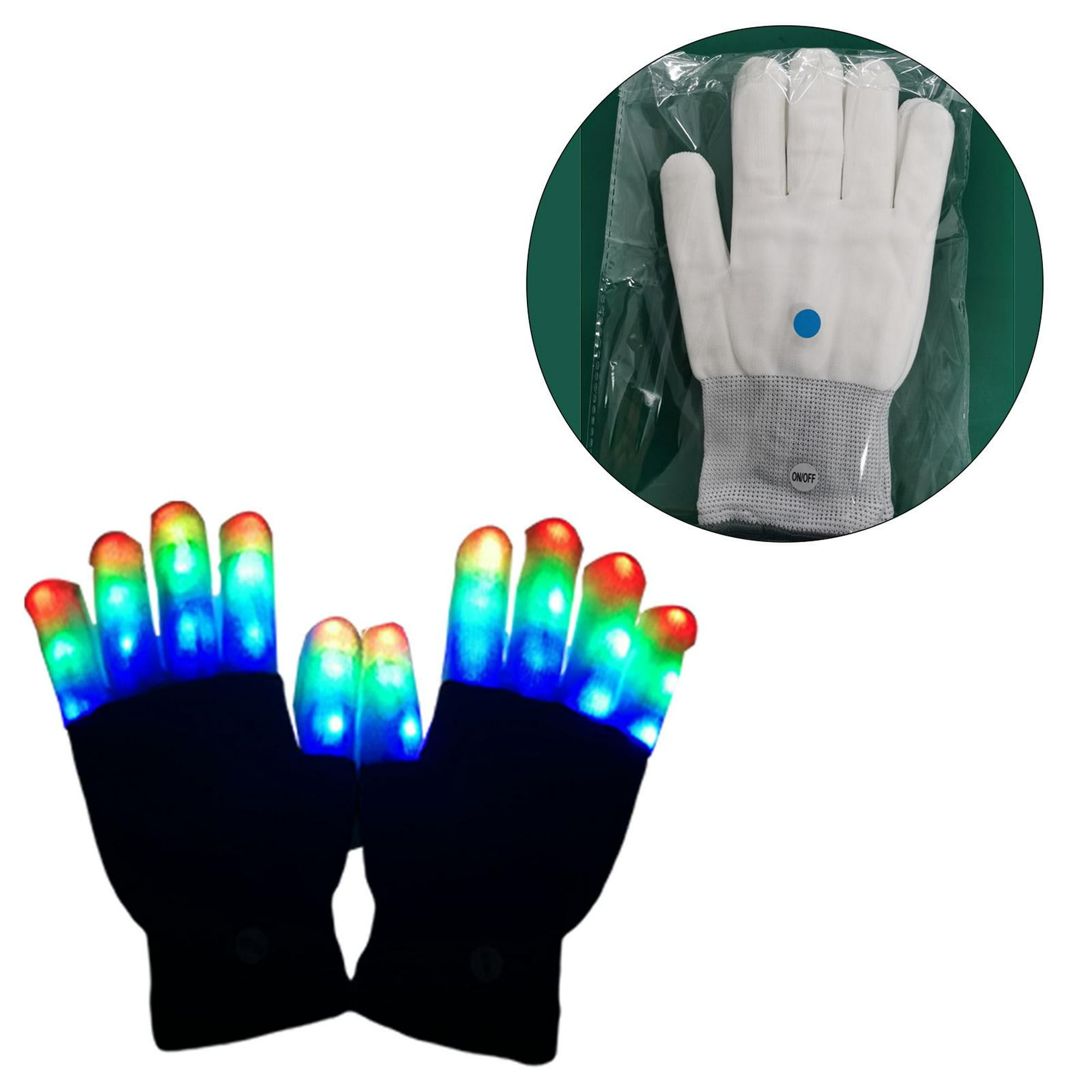 Guantes Iluminados Led Mecánicos Plomería Me