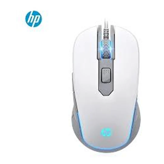 HP Mouse RGB Blanco Modelo Básico en República Dominicana