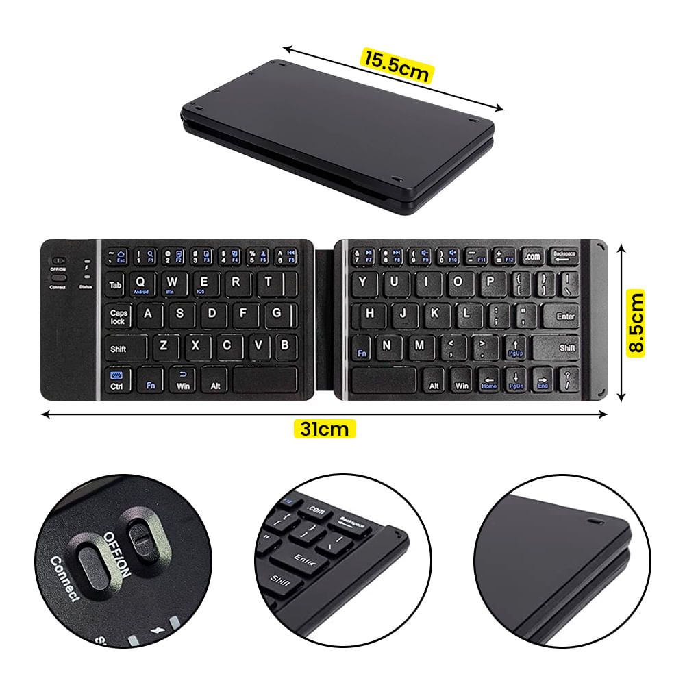 Teclado Bluetooth Mini XYZ en República Dominicana
