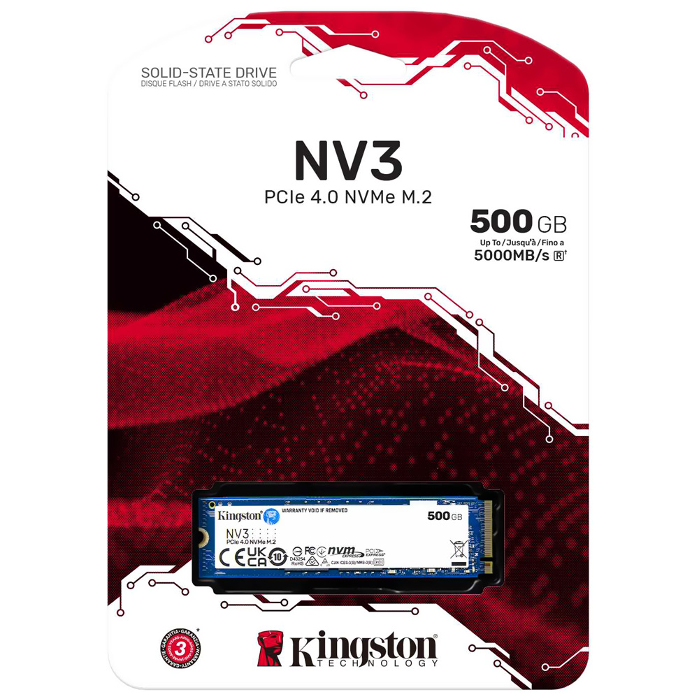 Kingston SSD NVMe M.2 NV3 500GB en República Dominicana