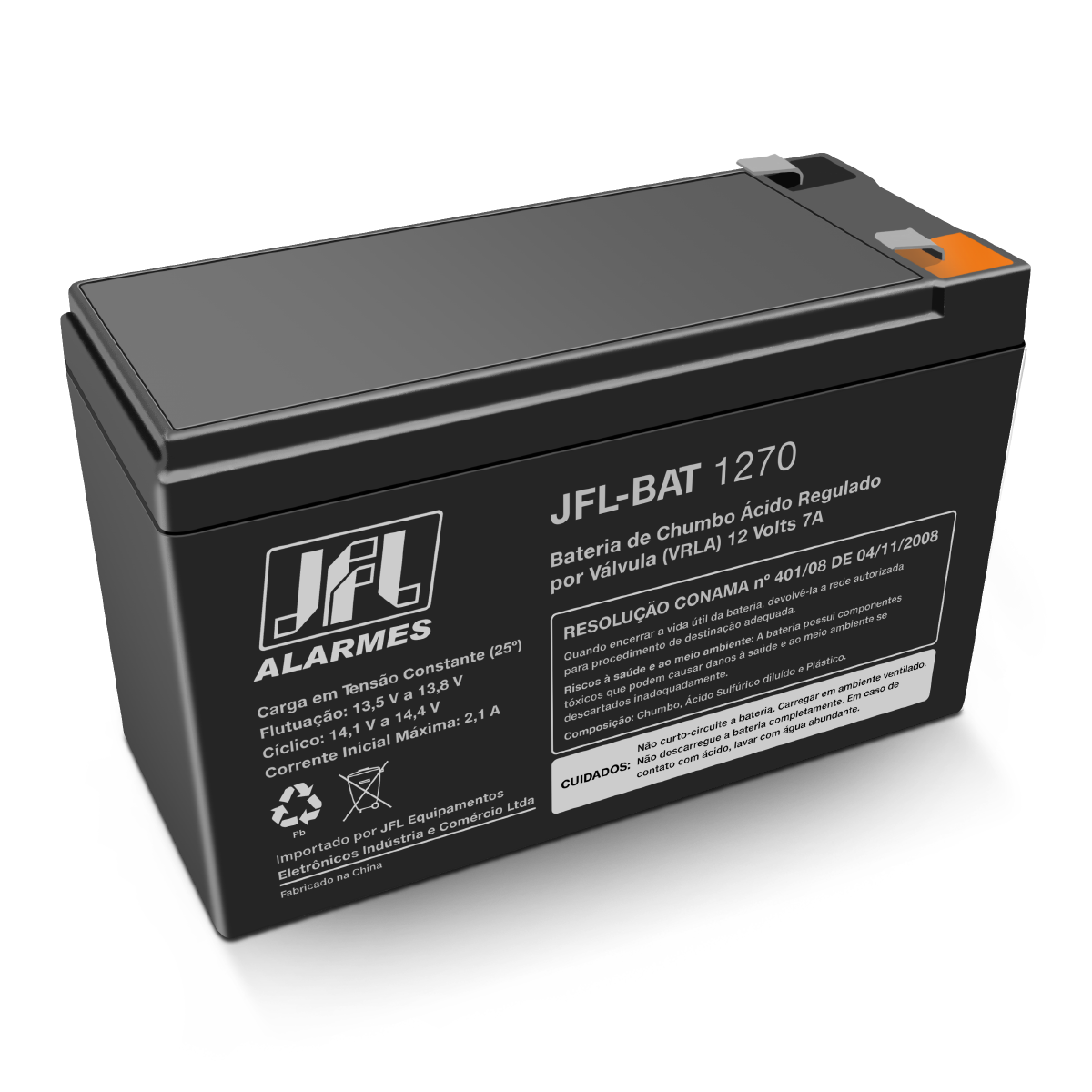 Jaclink Batería Recargable 12V 7Ah JACL1270 en República Dominicana