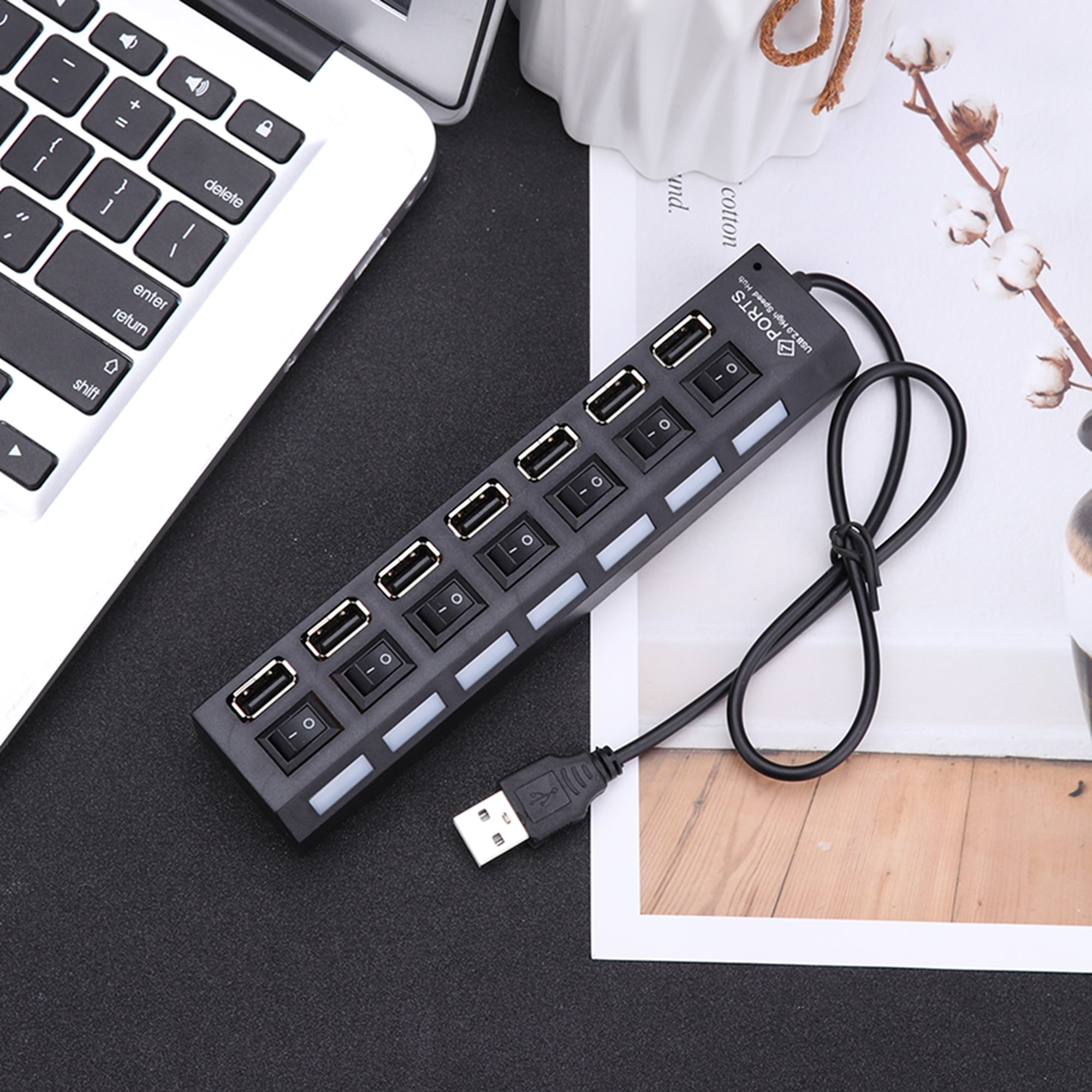 Agiler Hub USB 7 Puertos USB 2.0 en República Dominicana