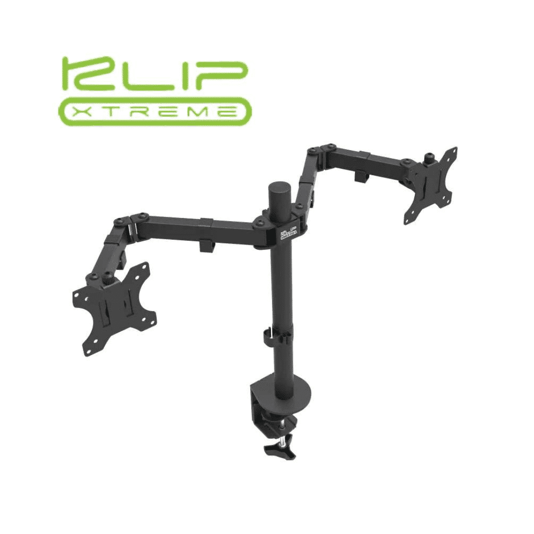 Klipx Soporte Dual para Monitor LCD 1332 en República Dominicana