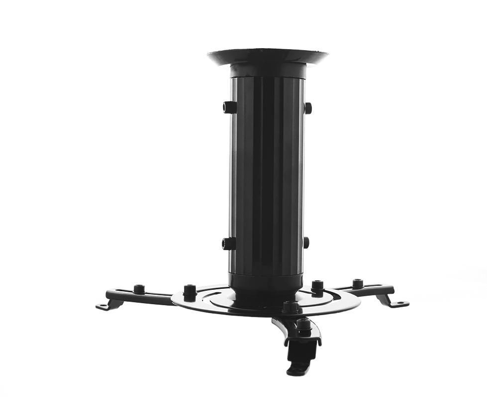 Klipx Soporte Techo Proyector Ajustable Negro en República Dominicana
