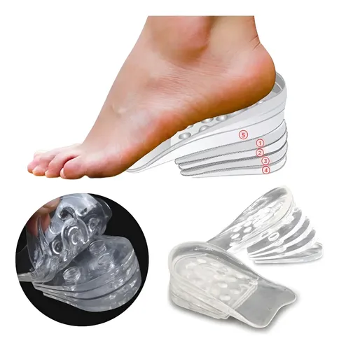 Plantillas Elevadoras Silicona Ajustables 5 Capas
