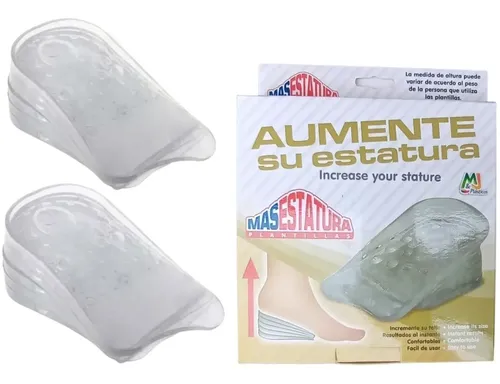 Plantillas Elevadoras Silicona Ajustables 5 Capas en República Dominicana