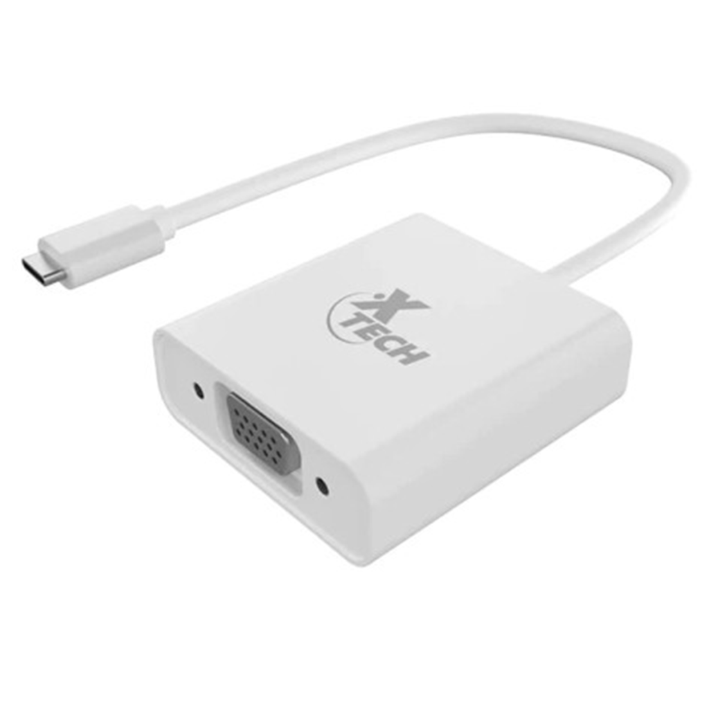 Adaptador USB Type C a VGA XTECH XTC550 en República Dominicana