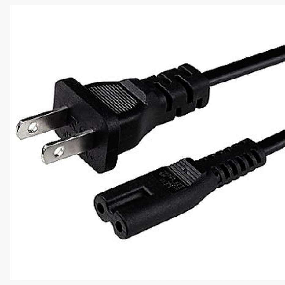 Genérico Cable de Alimentación 2 Pines 6ft