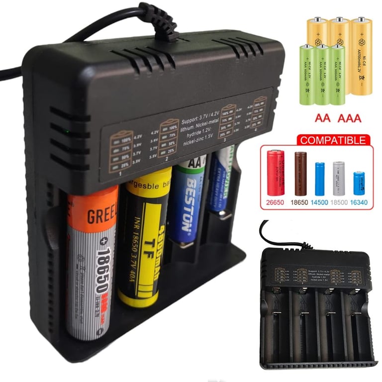 Nitecore Charger MC1 para pilas AA y AAA en República Dominicana